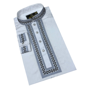 Melina Bangladesh Premium Embroidered Luxury Cotton Panjabi for Men’s