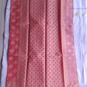 Melina Bangladesh Premium Embroidered Luxury Tangail Handloom Exquisite Misty Color Jamdani Saree Design for Women’s