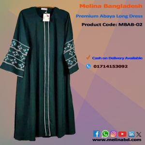 Melina Bangladesh Premium Luxury Abaya Long Dress