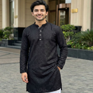 Melina Bangladesh Premium Embroidered Luxury Cotton Panjabi for Men’s
