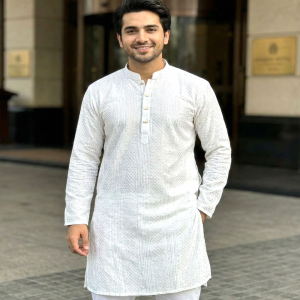Melina Bangladesh Premium Embroidered Luxury Cotton Panjabi for Men’s